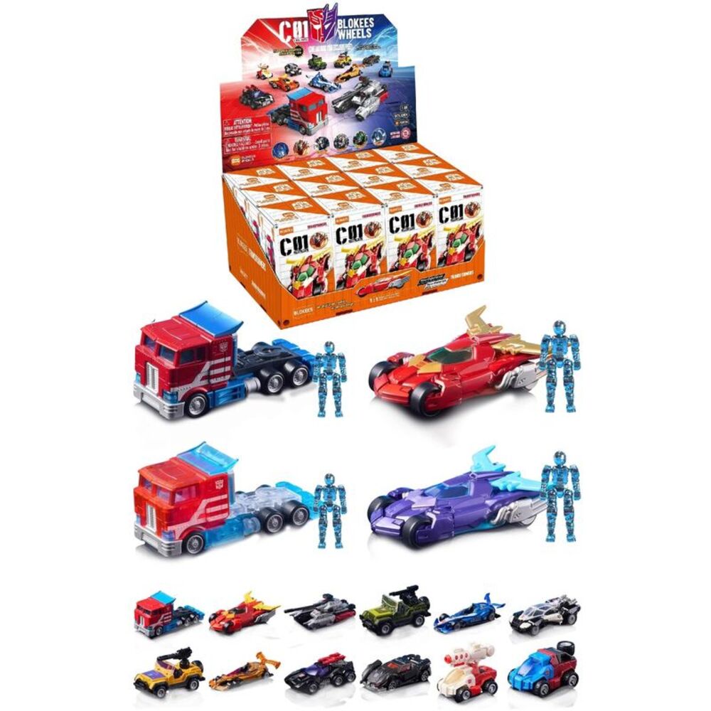 Blokees - Transformers - Blokees Wheels - C01: Roll Out Model Kit 12ct Display